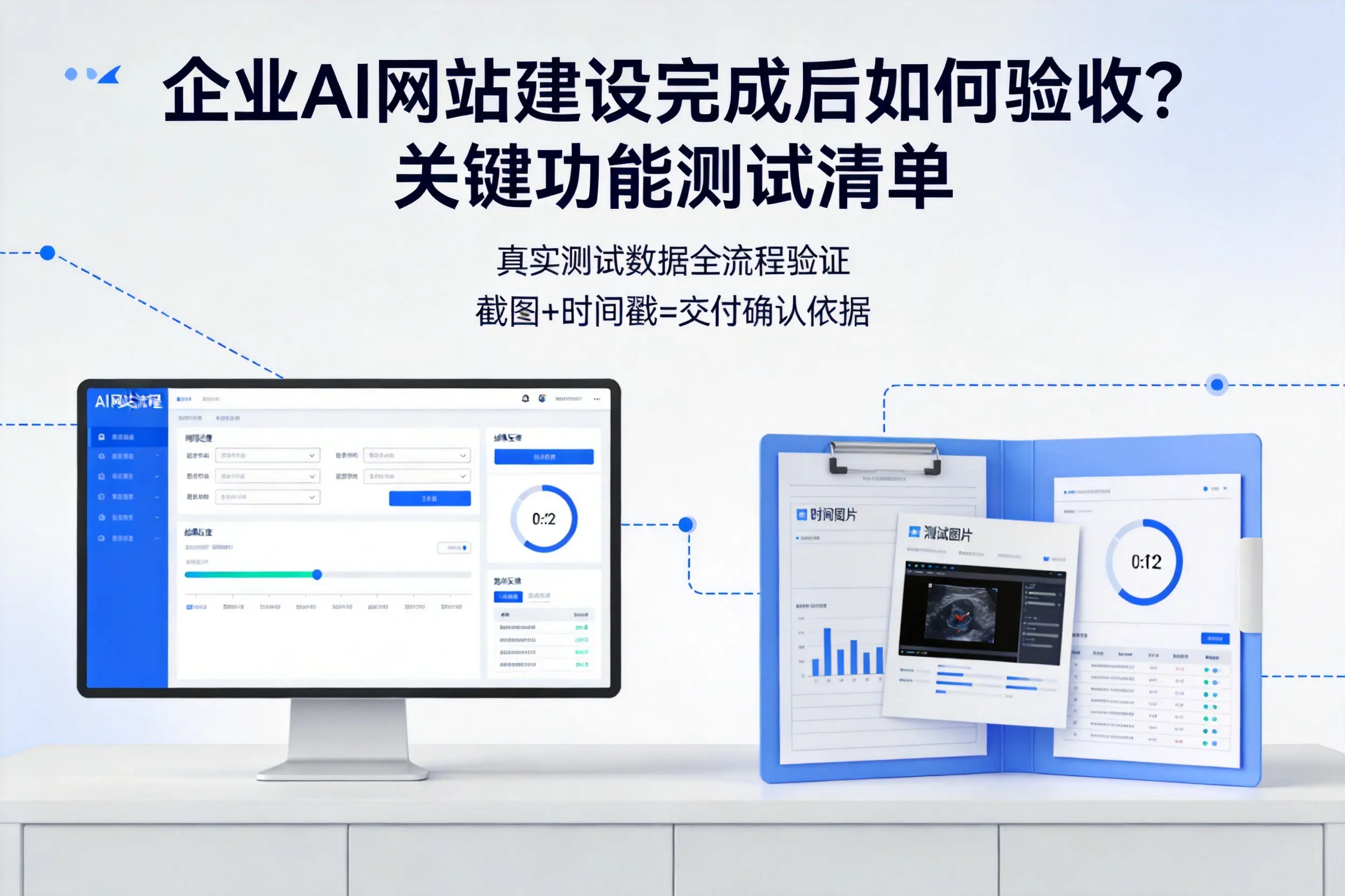 中卫企业AI网站建设完成后如何验收？关键功能测试清单