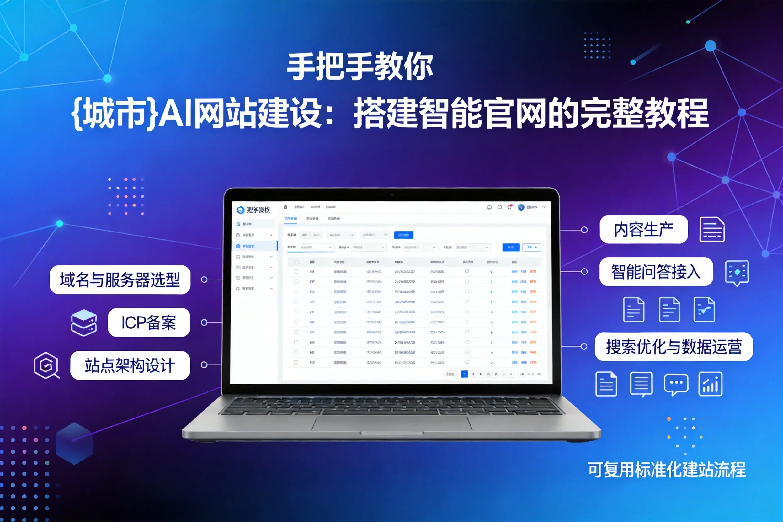 手把手教你中卫AI网站建设：搭建智能官网的完整教程