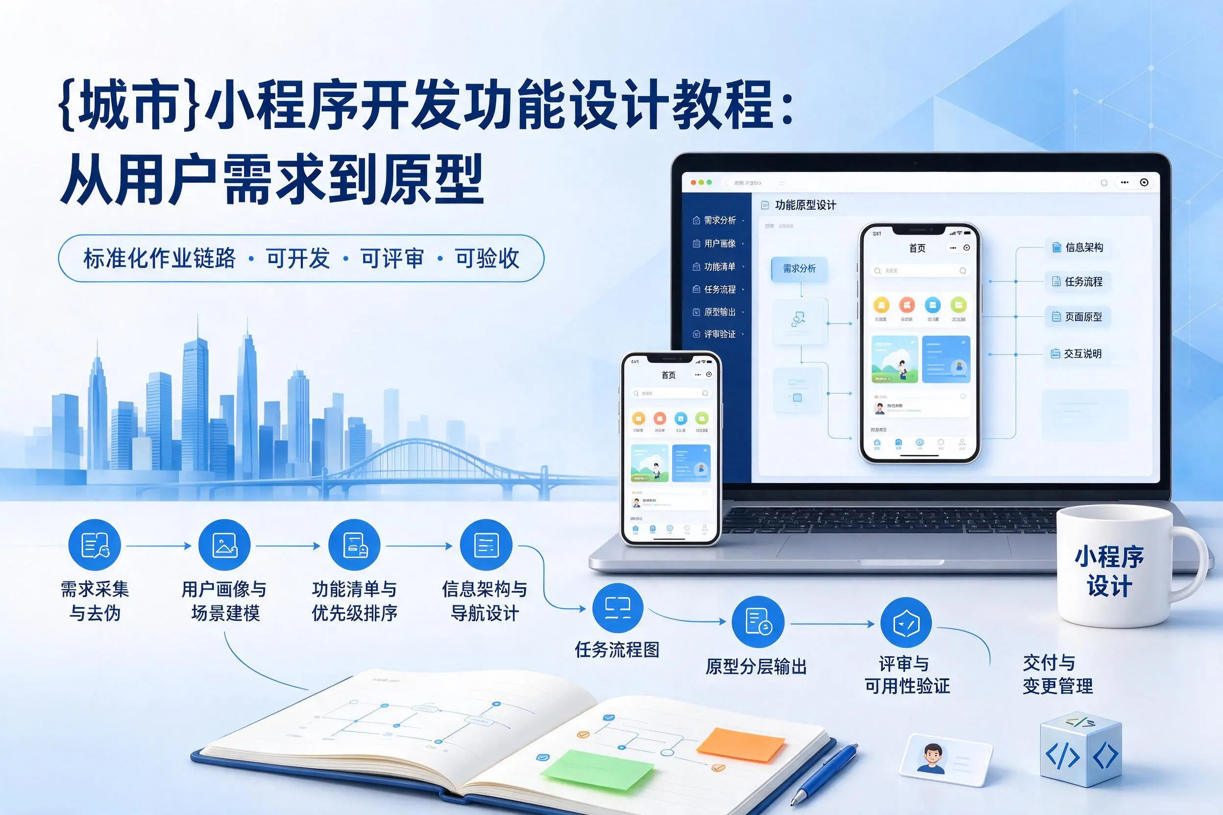 中卫小程序开发功能设计教程：从用户需求到原型