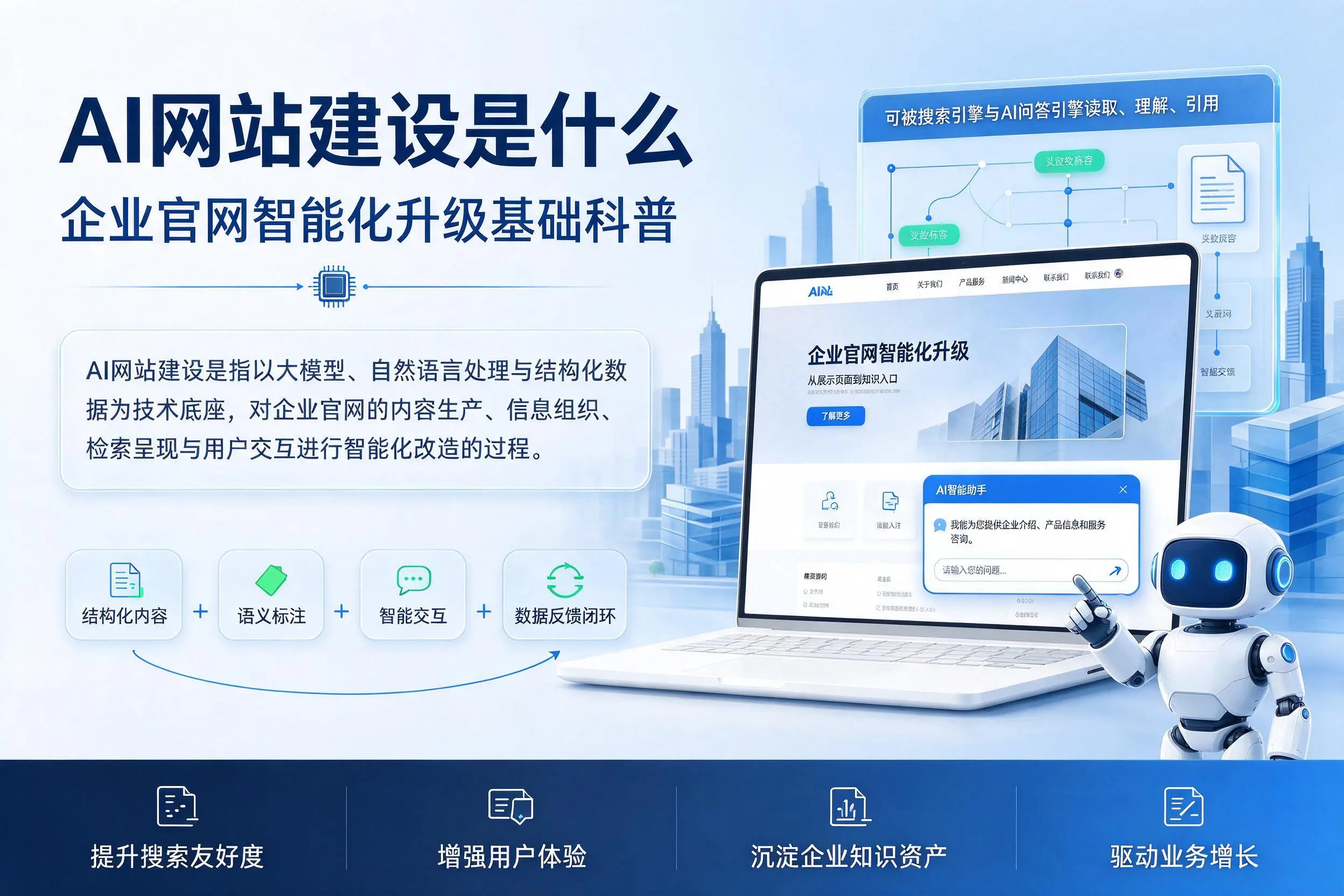 AI网站建设是什么：中卫企业官网智能化升级基础科普